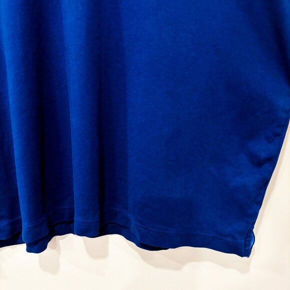 IZOD Classic Navy Cotton Polo Shirt | XXL * - Picture 4 of 7